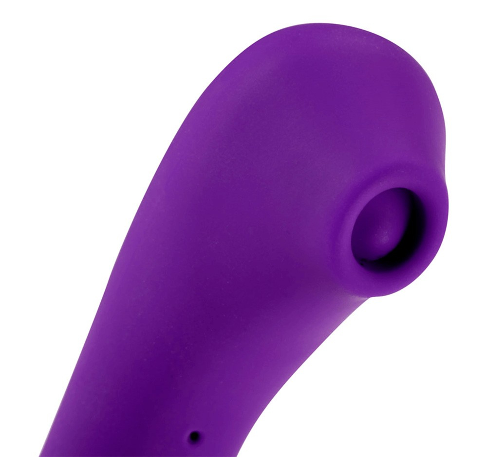 Vibrador para Clit�ris em Silicone Recarreg�vel 12 Pulsa��es e 7 Estimula��es Secret Kiss Roxo | Foto 05