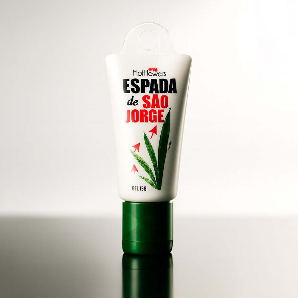 Gel Masculino Intensificador de Ere��o Espada de S�o Jorge 15g, em embalagem individual, pronto para uso