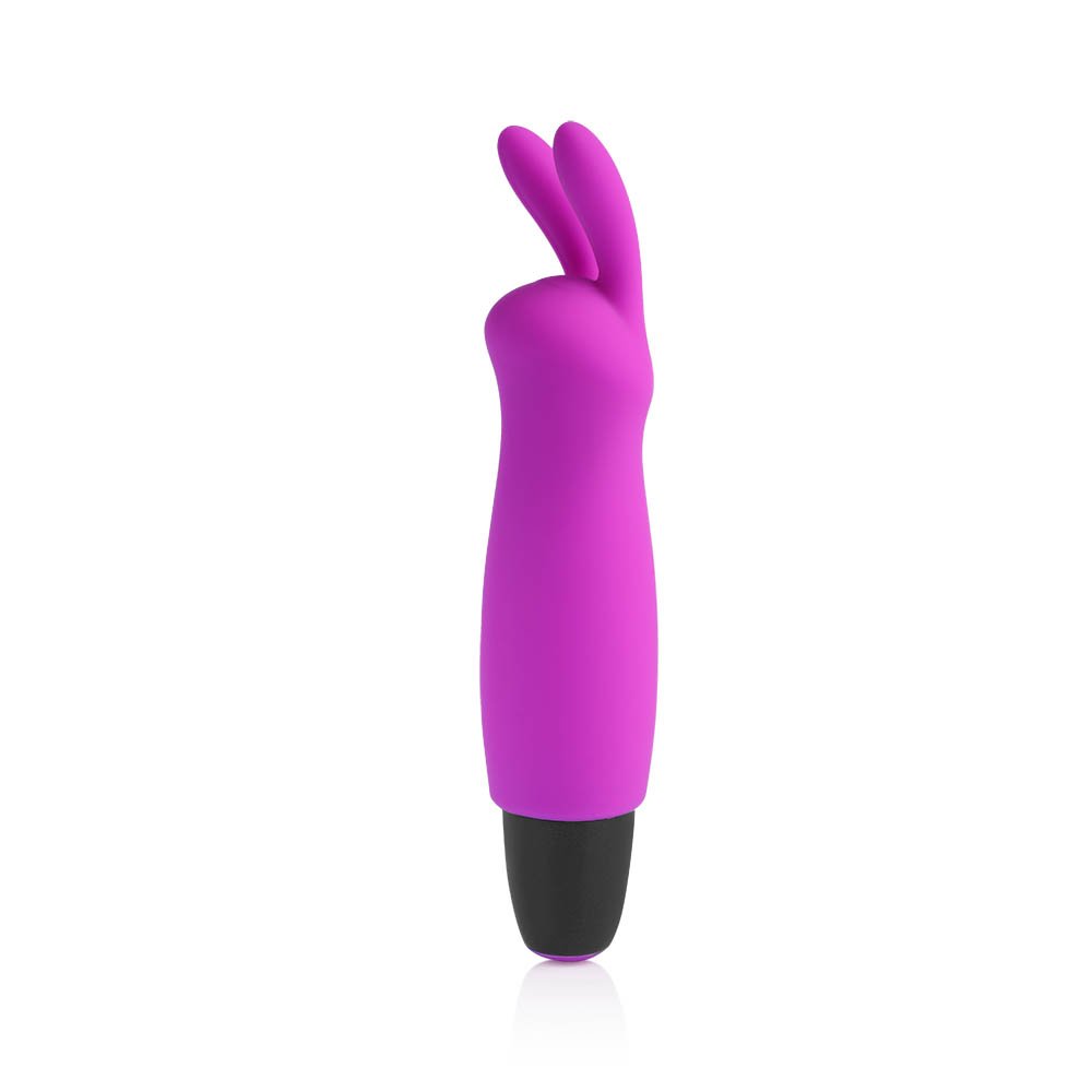 Vibrador Bullet Recarreg�vel Coelhinho Roxo, vista frontal