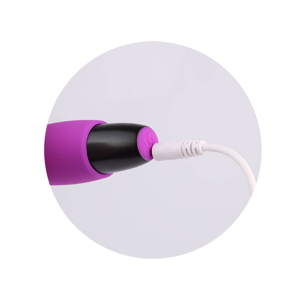 Vibrador Bullet Recarreg�vel em Silicone com 10 Vibra��es Coelhinho Roxo | Foto 04
