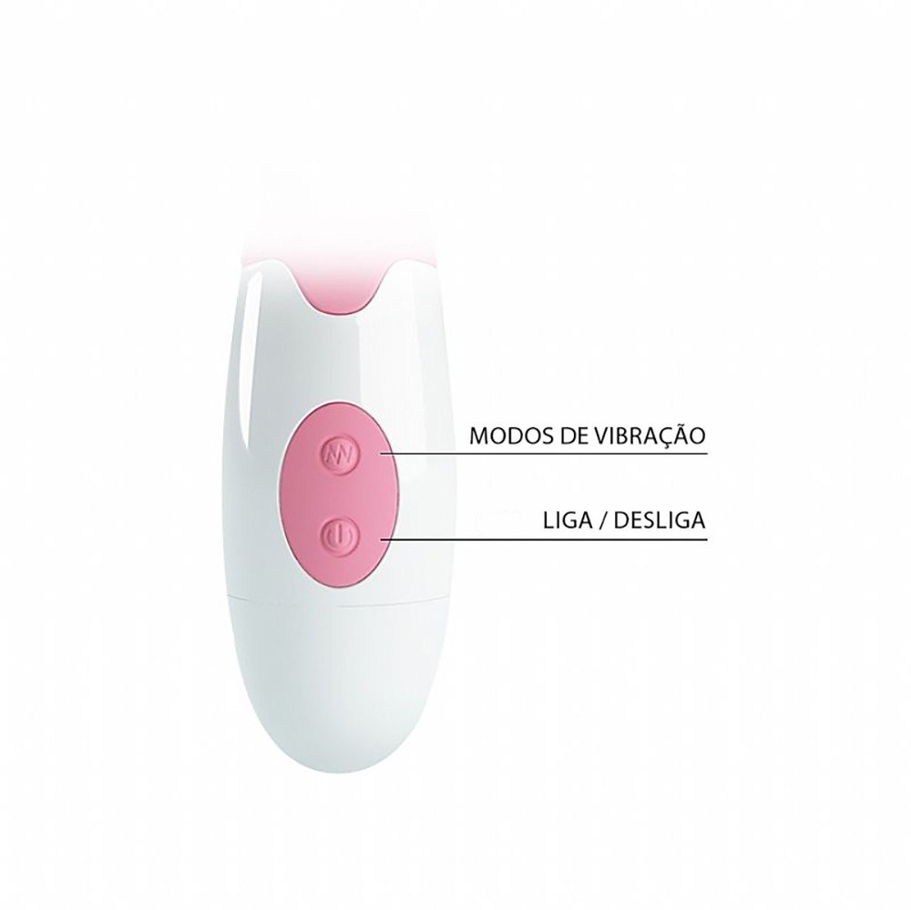 Vibrador Duplo em Silicone com 30 Modos de Vibra��o Peter Rosa | Foto 04