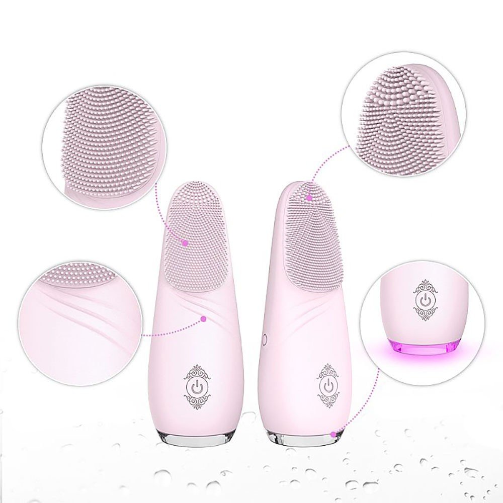 Vibrador para Clit�ris em Silicone Recarreg�vel com Cerdas Massageadoras 9 Vibra��es Ella Rosa | Foto 05