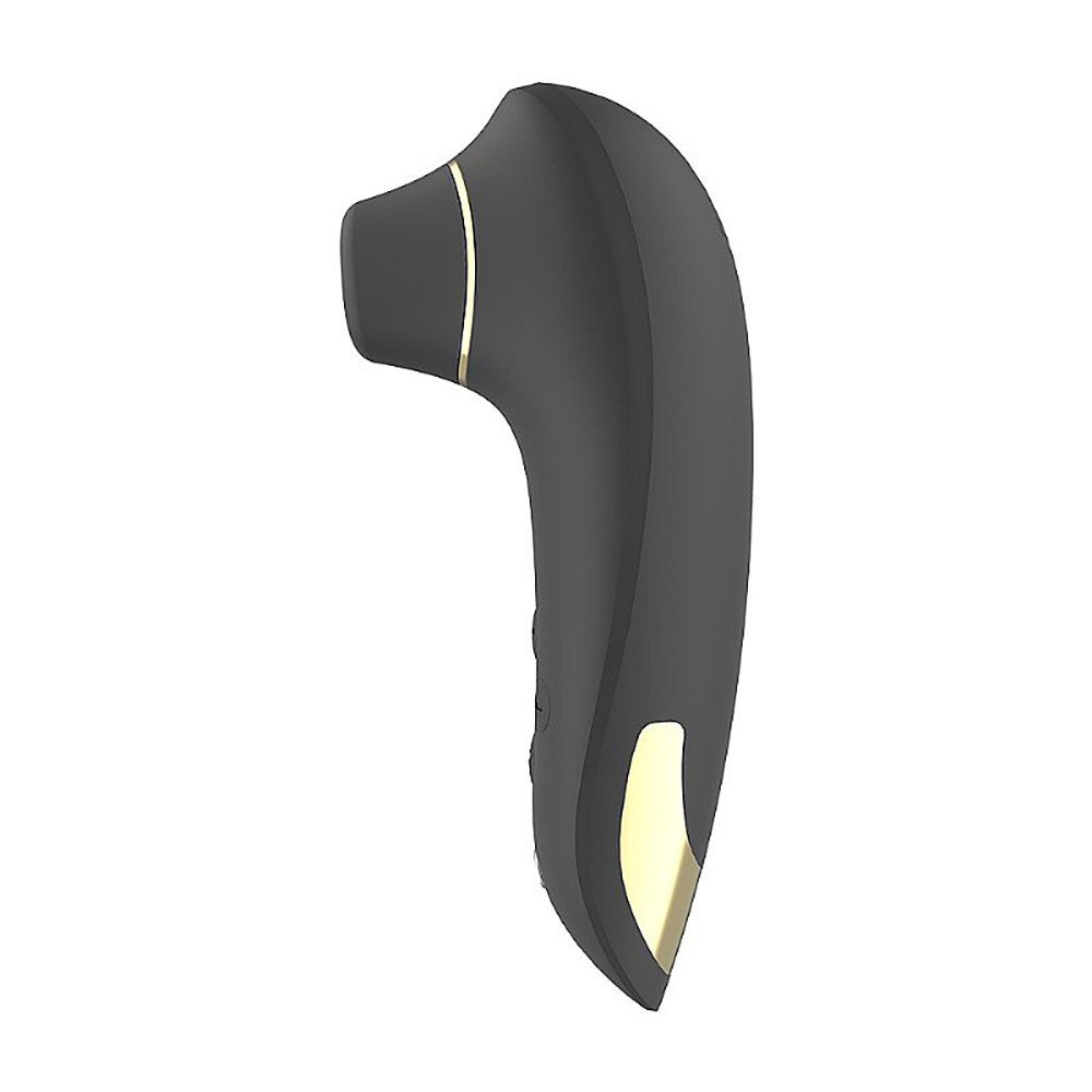 Pulsador de Clit�ris em Silicone Recarreg�vel com Aquecimento 8 Pulsa��es e 5 Velocidades Preto | Foto 04