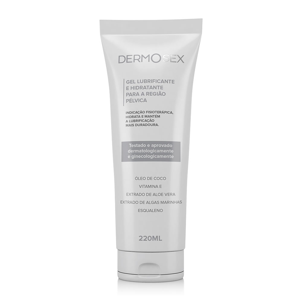 Gel Lubrificante e Hidratante para Vagina e �nus 220ml, linha Dermosex