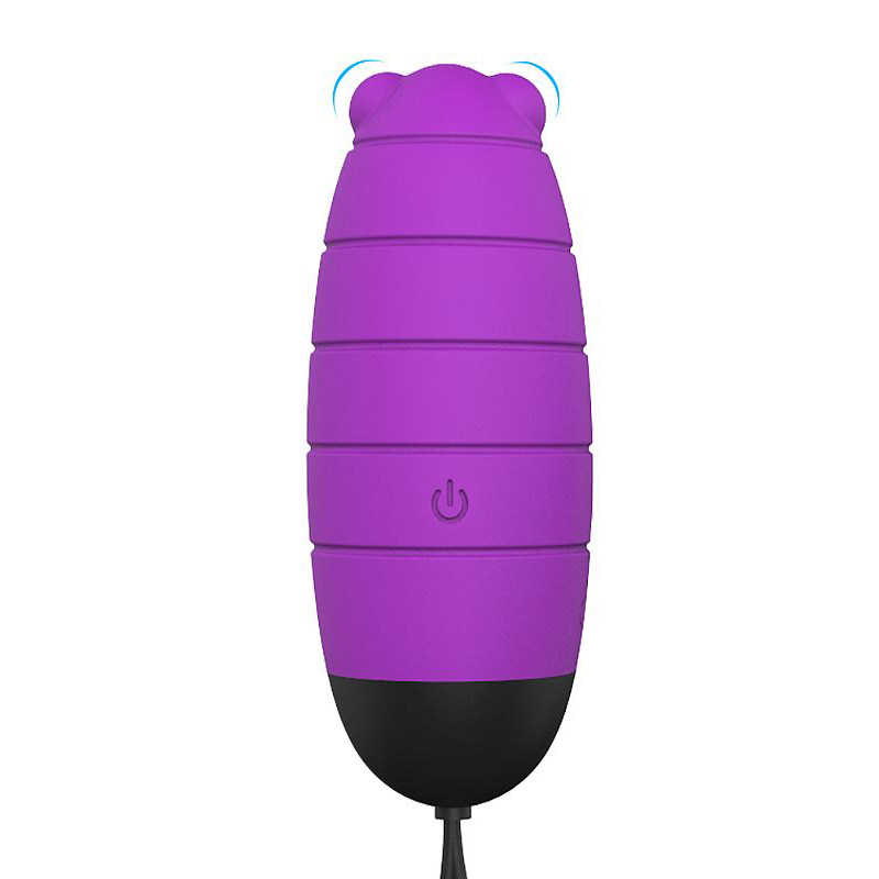 Vibrador para Clit�ris Recarreg�vel 9 Vibra��es Roxo - Vis�o Lateral