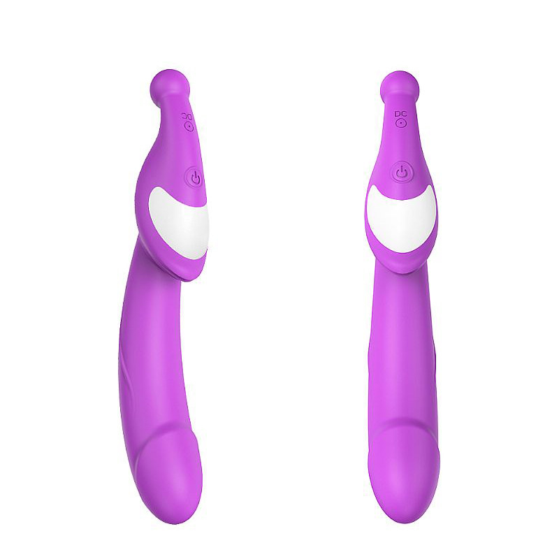 Vibrador Ponto G com Estimulador de Clit�ris Vine Roxo | Foto 05