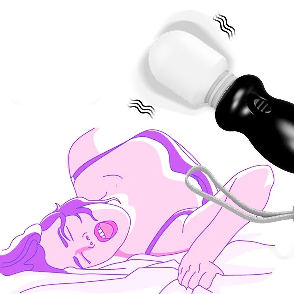 Massageador Er�tico Mini em Silicone e ABS com Vibro Preto | Foto 04