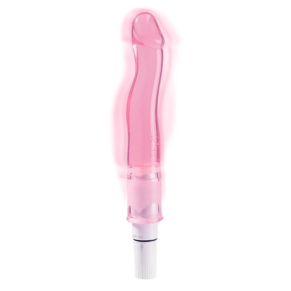 Vibrador Personal em Jelly e Formato de Glande Peniana Multivelocidade 13cm Rosa | Foto 02