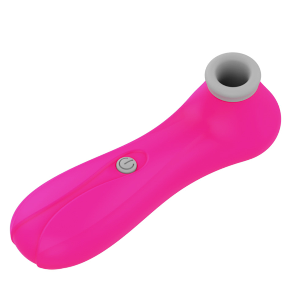 Vibrador para Clit�ris em Silicone com 7 Modos de Suc��o Woman Suction II Pink em vista lateral