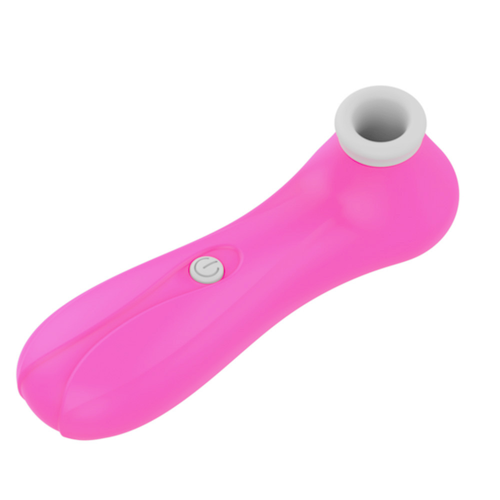 Vibrador para Clit�ris em Silicone com 7 Modos de Suc��o Woman Suction II Roxo, vista lateral