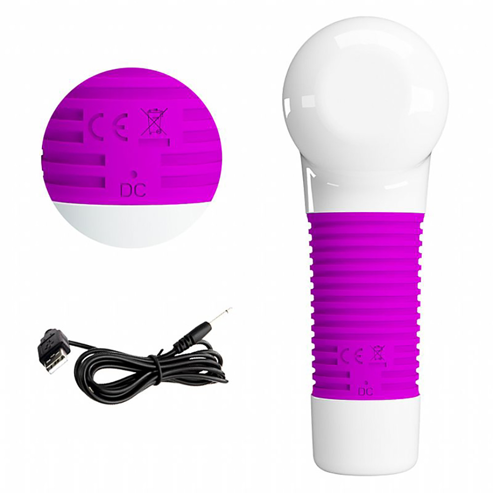 Massageador Er�tico Recarreg�vel em Silicone com 7 Vibra��es Super Power Pink | Foto 05