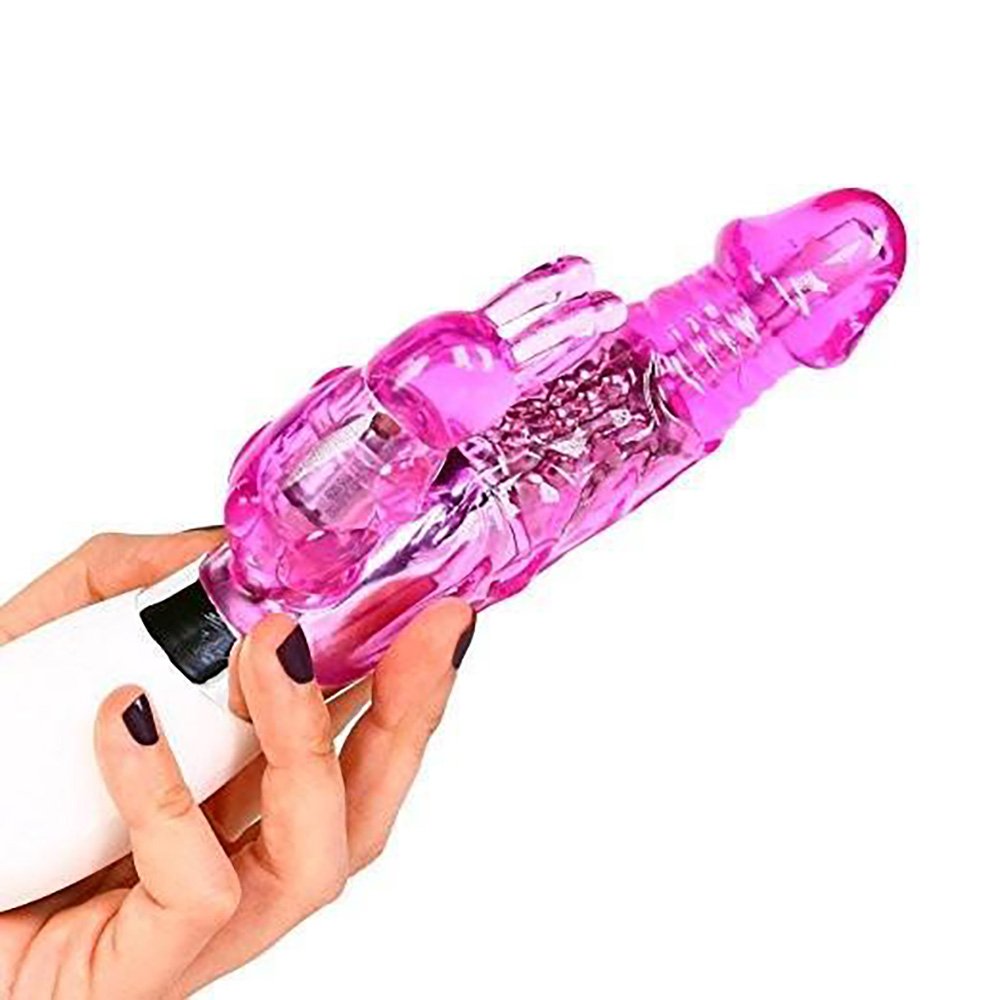 Vibrador Rabbit Rotativo Haloy com 6 Modos de Vibra��o e Rota��o Pink | Foto 04