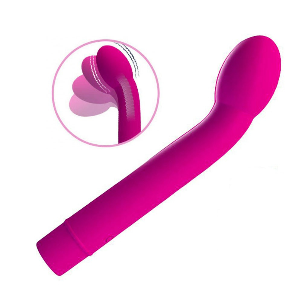 Vibrador Ponto G em Silicone Pretty Love Logan Pink, com efeito de vibra��o na parte superior