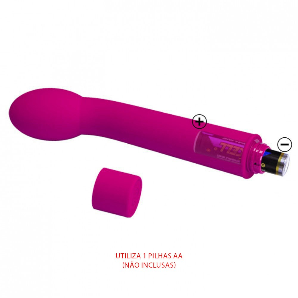 Vibrador Ponto G em Silicone com 10 Vibra��es 16,5 x 3cm Pretty Love Logan Pink | Foto 04