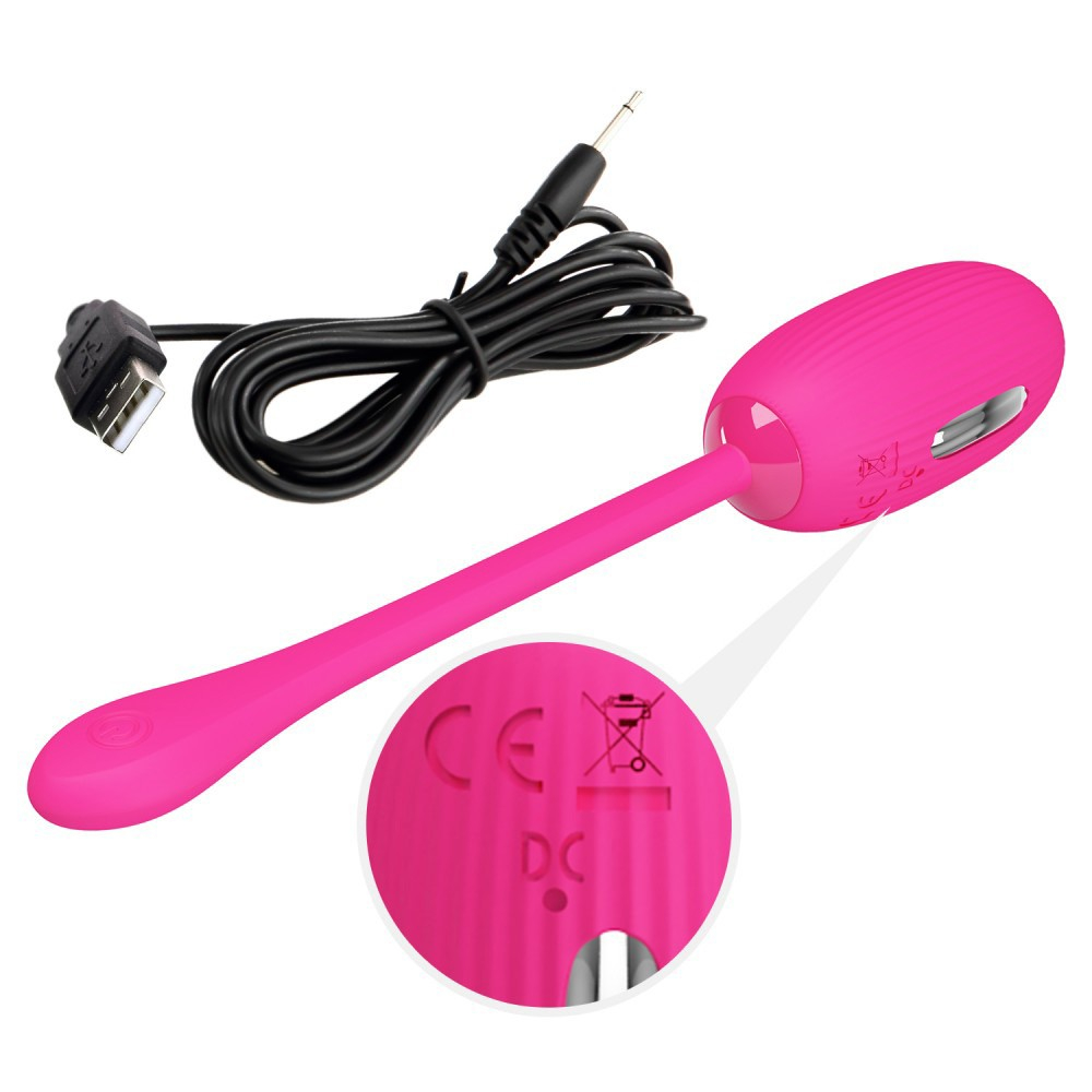 Vibrador com Controle por APP em Silicone 12 Vibra��es e Choque Recarreg�vel Doreen Pink | Foto 05