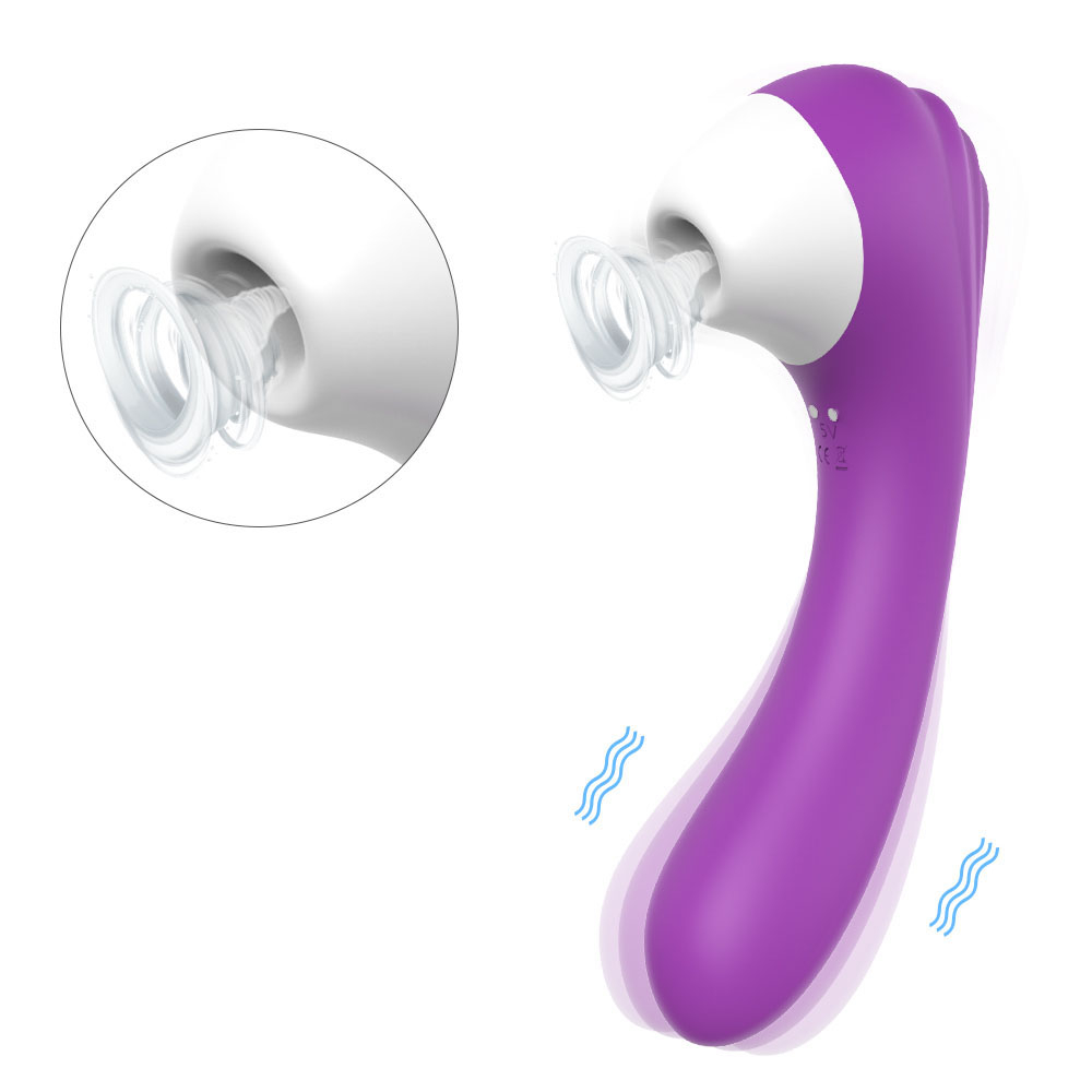 Sugador de Clit�ris Screaming Roxo com detalhe da suc��o pulsante