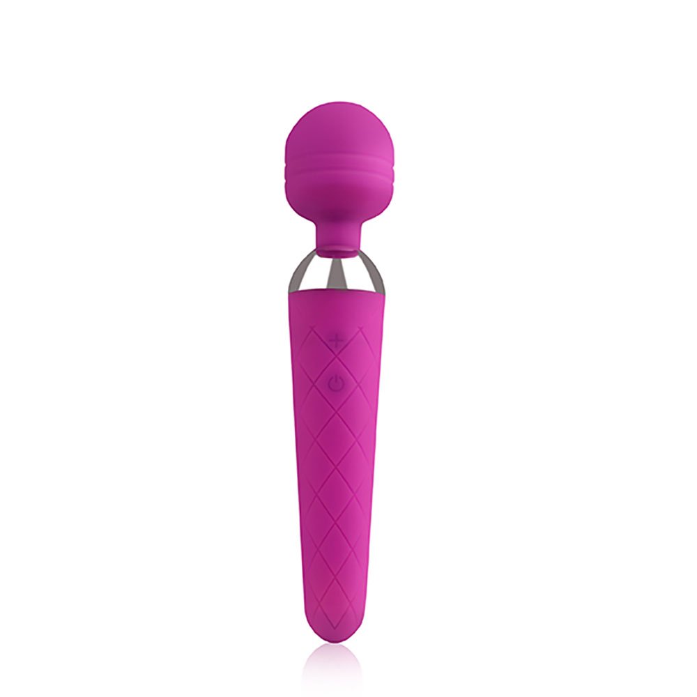 Vibrador Zero Defeitos Pink, vista frontal mostrando o design ergon�mico em silicone