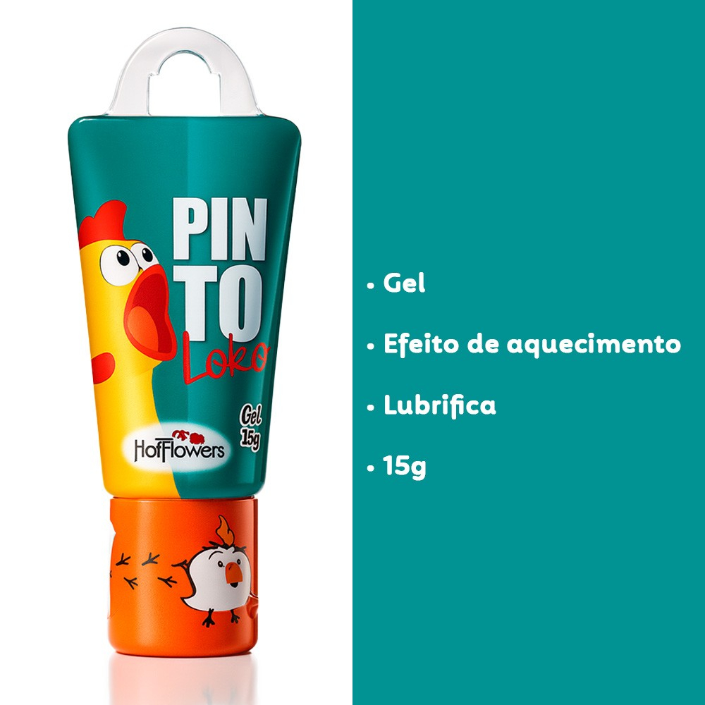 Gel Masculino Lubrificante que Esquenta Pinto Loko 15g | Gel, Efeito de aquecimento, Lubrifica, 15g