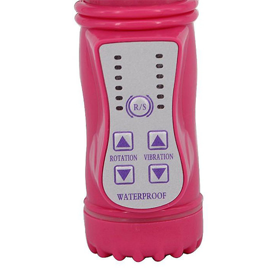 Vibrador Rabbit Duplo Rotativo 36 Vibra��es Rosa | Foto 05