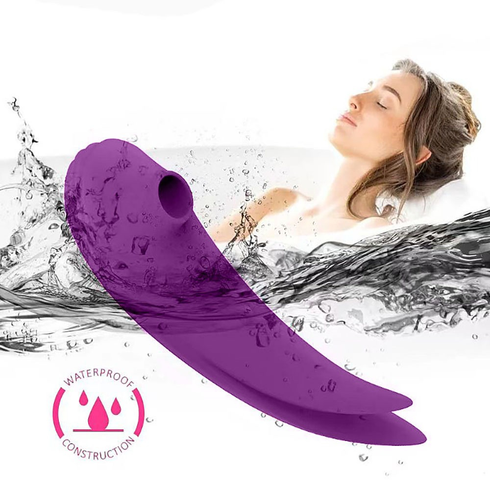 Vibrador para Clit�ris em Silicone Recarreg�vel com 7 Vibra��es e 7 Pulsa��es Roxo | Foto 05
