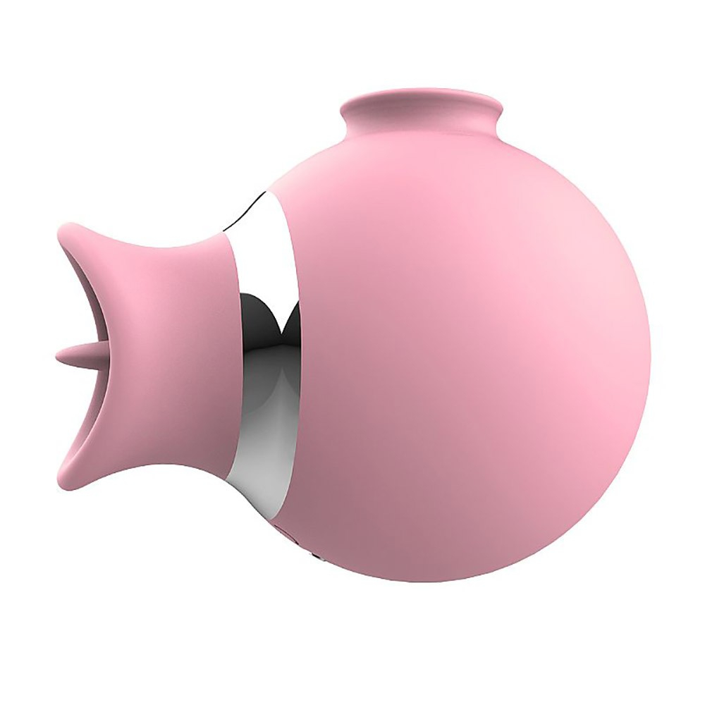 Vibrador para Clit�ris em Silicone Recarreg�vel 7 Pulsa��es e L�ngua Estimuladora Octopi Pro Rosa | Foto 04