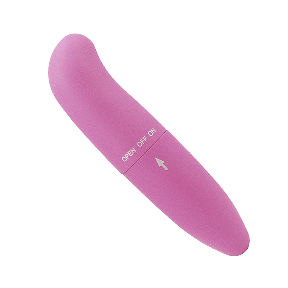 Vibrador Ponto G Liso Feito em Pl�stico R�gido Rosa | Foto 05