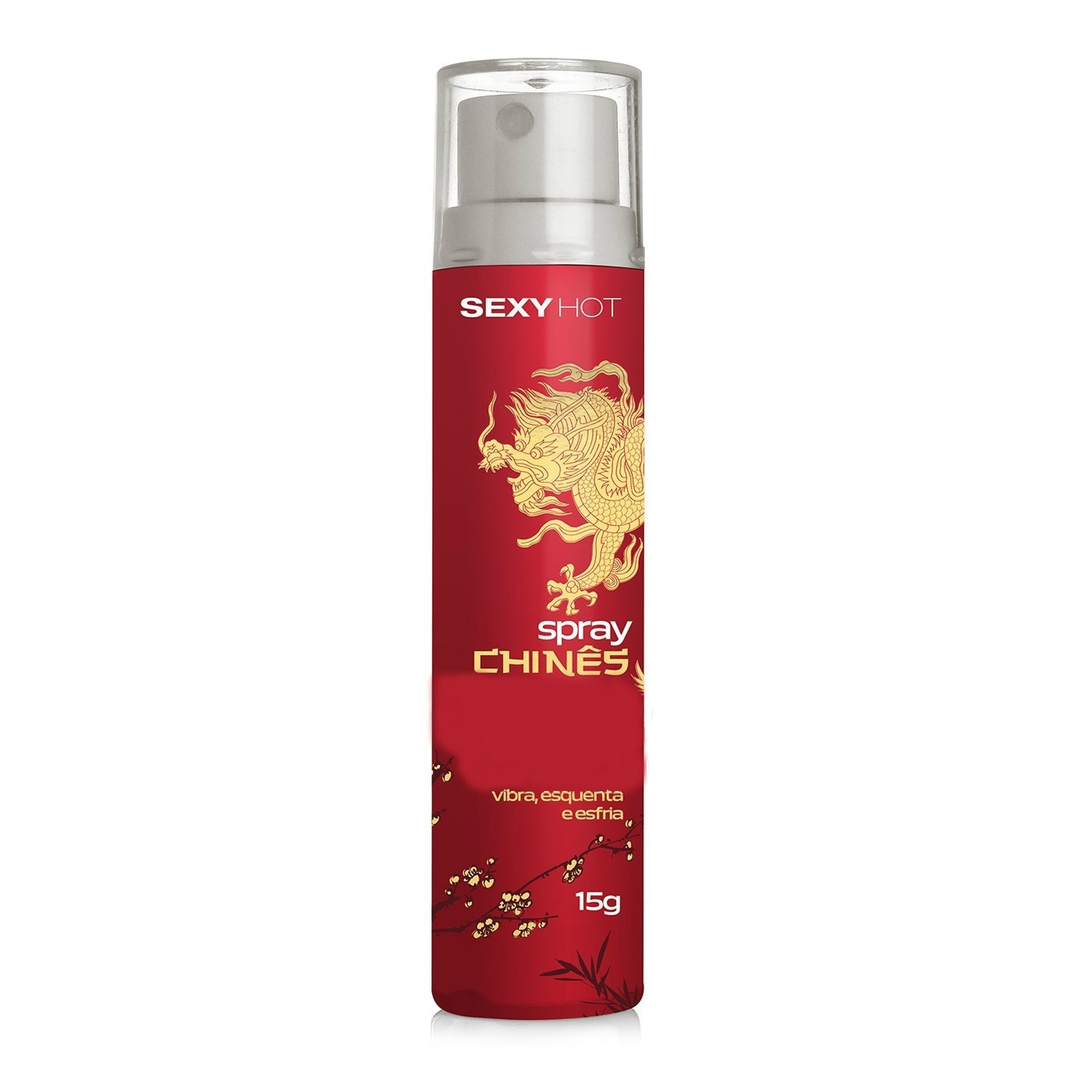 Vibrador L�quido Spray Chin�s Vibra Esquenta e Esfria