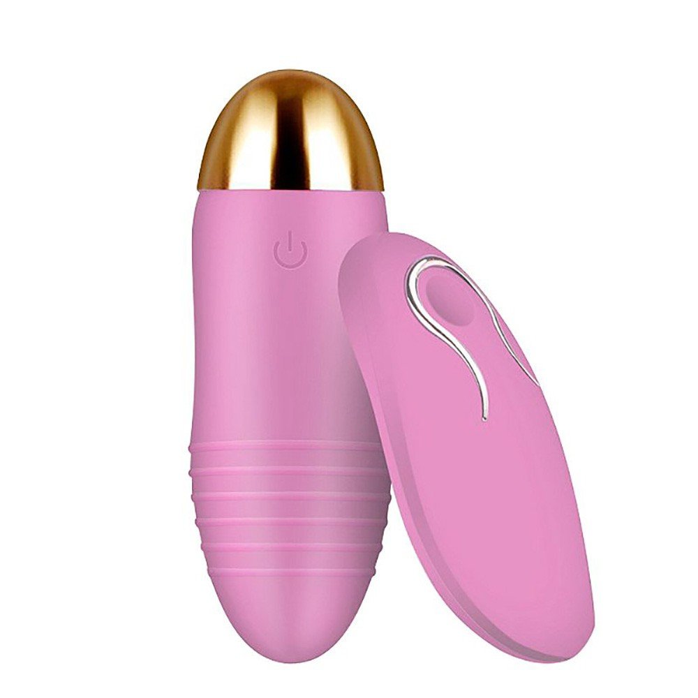 Vibrador Bullet em Silicone e ABS Recarreg�vel Rosa com controle remoto