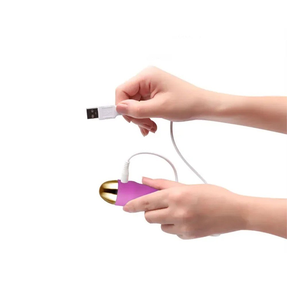 Vibrador Bullet em Silicone e ABS Recarreg�vel 20 Vibra��es Controle sem Fio Rosa | Foto 04