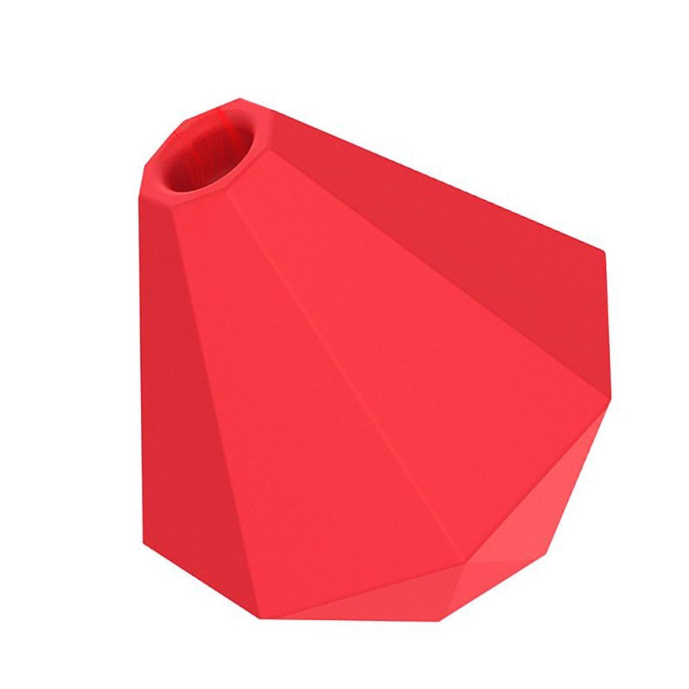 Vibrador para Clit�ris em Silicone Apol�nia Vermelho - Vista Traseira