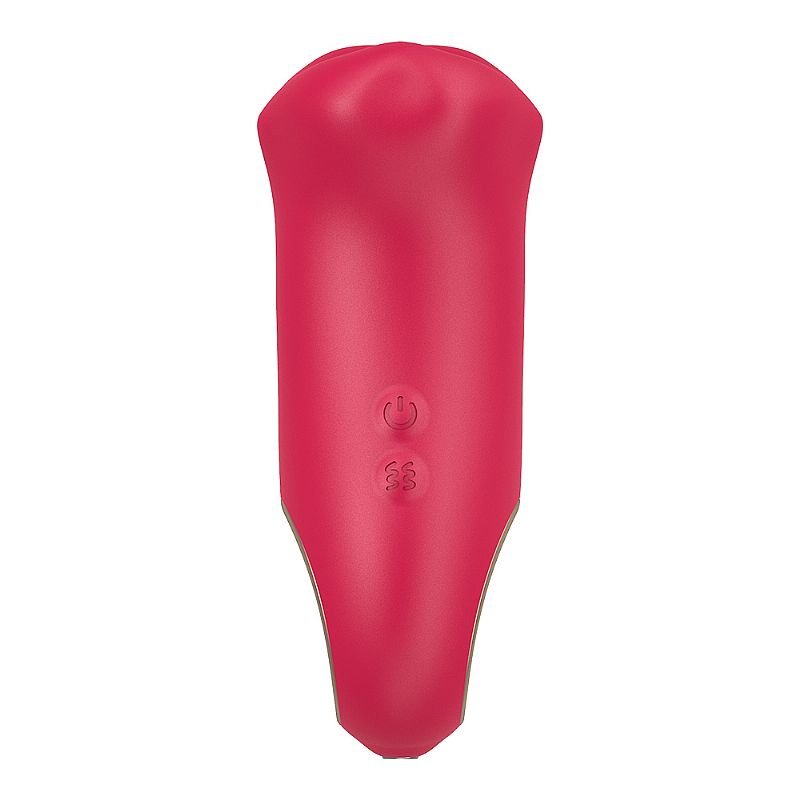 Vibrador para Clit�ris em Silicone Recarreg�vel 10 Pulsa��es e 10 Vibra��es Aroa Vermelho | Foto 05