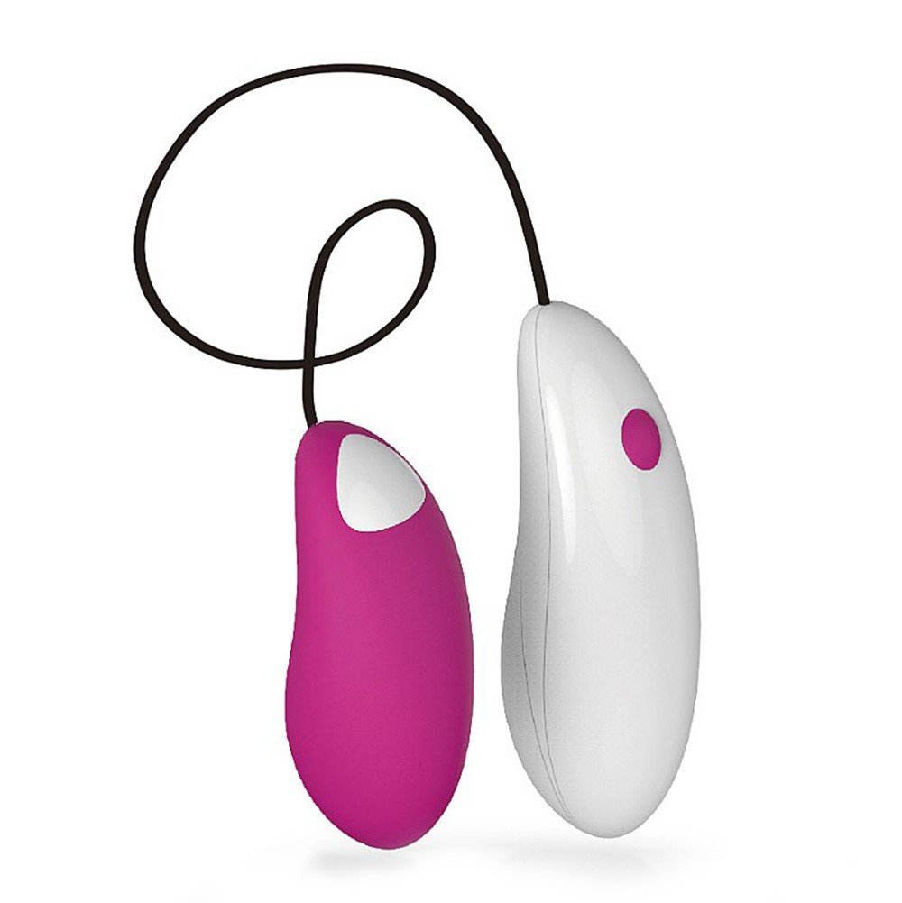 Vibrador Bullet em Silicone Pandora Pink em destaque, mostrando o mini vibrador e o controle com fio. Design ergon�mico em cores vibrantes.