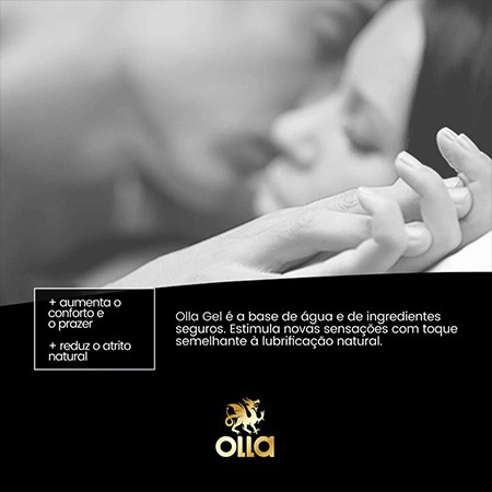 Benef�cios do Olla Gel Lubrificante �ntimo: aumenta o conforto e prazer, reduz o atrito natural e � � base de �gua