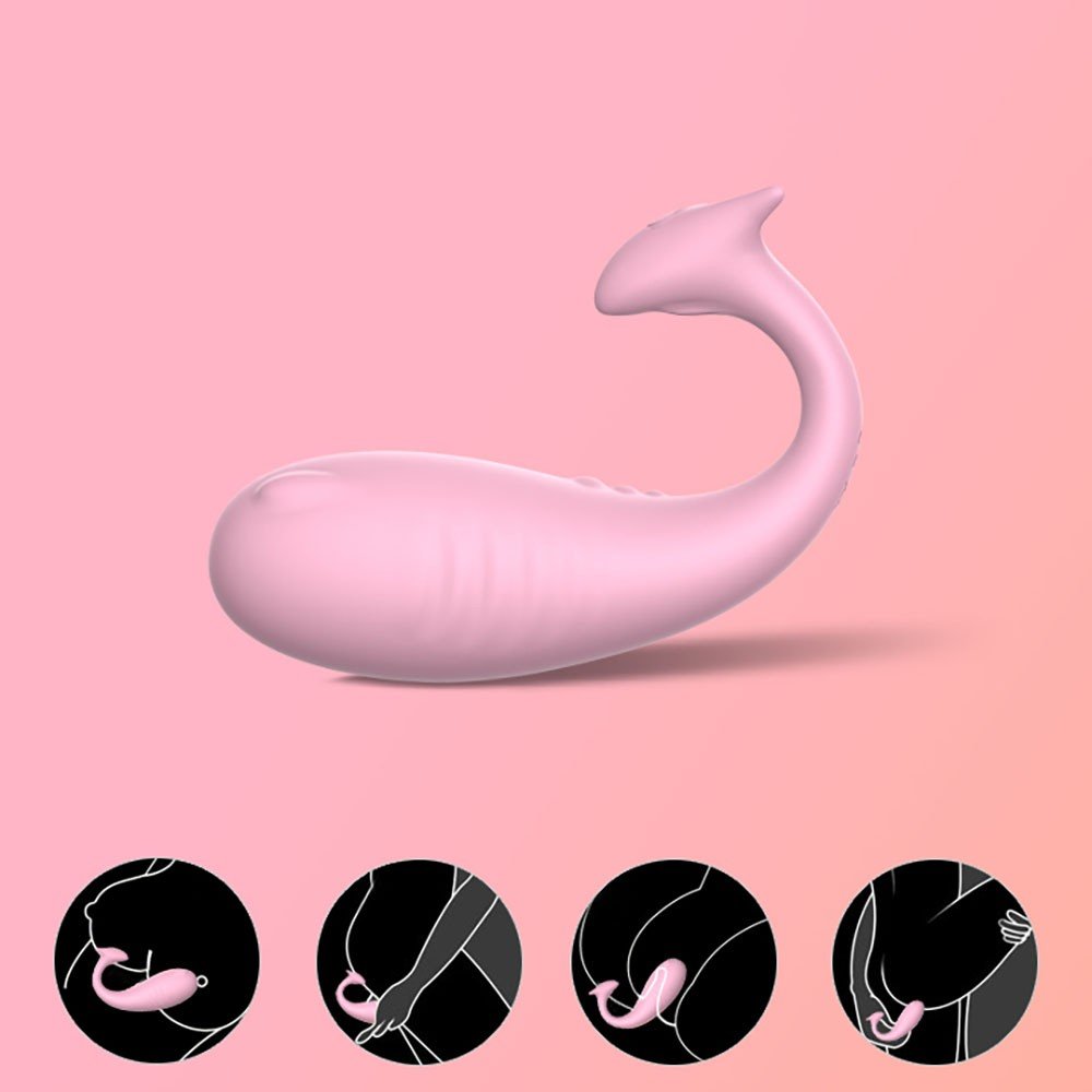 Vibrador para Clit�ris em Silicone Recarreg�vel 8 Modos de Vibra��o Rosa | Foto 05