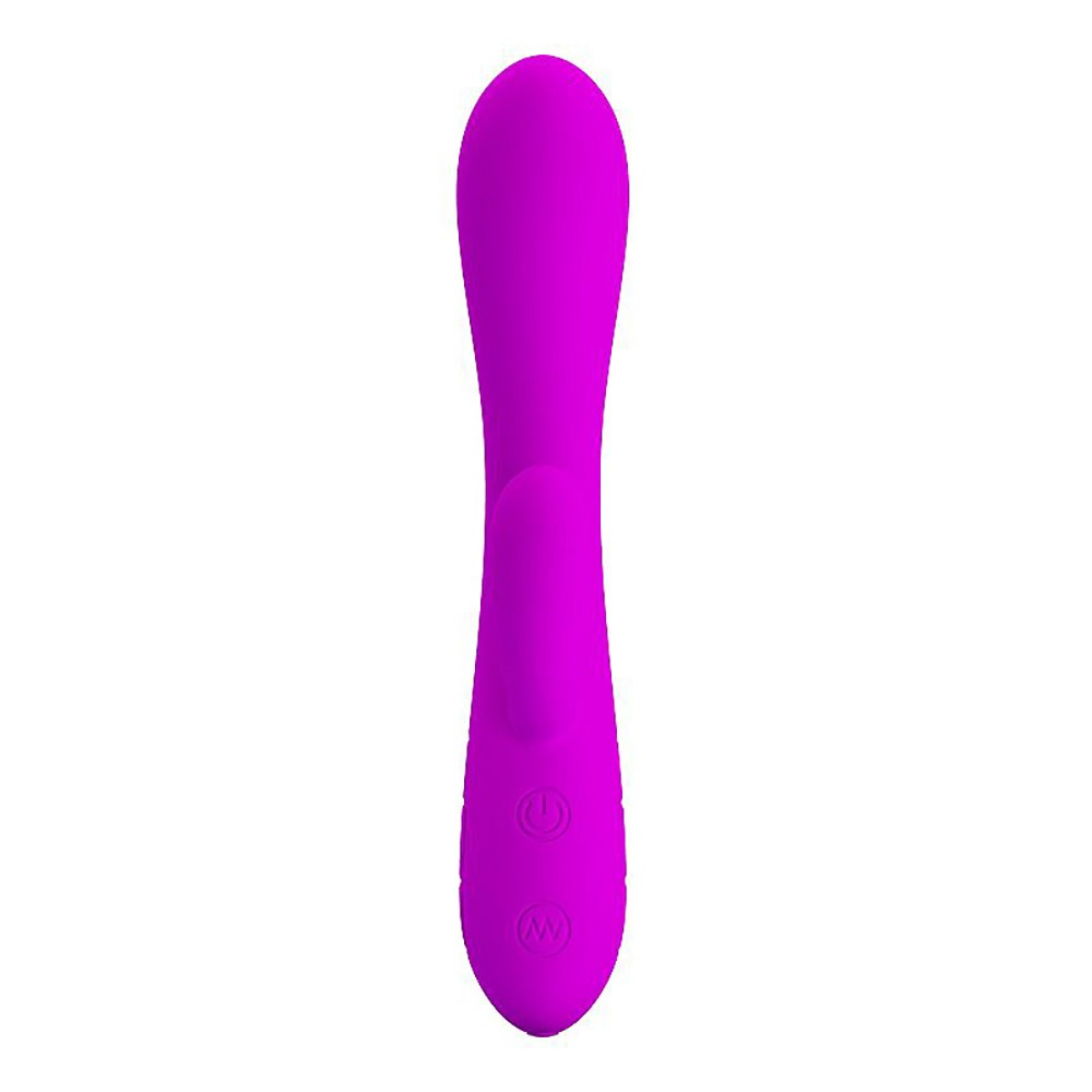 Vibrador Duplo Recarreg�vel em Silicone (Toque Aveludado) com 30 Vibra��es Victor Pink | Foto 04