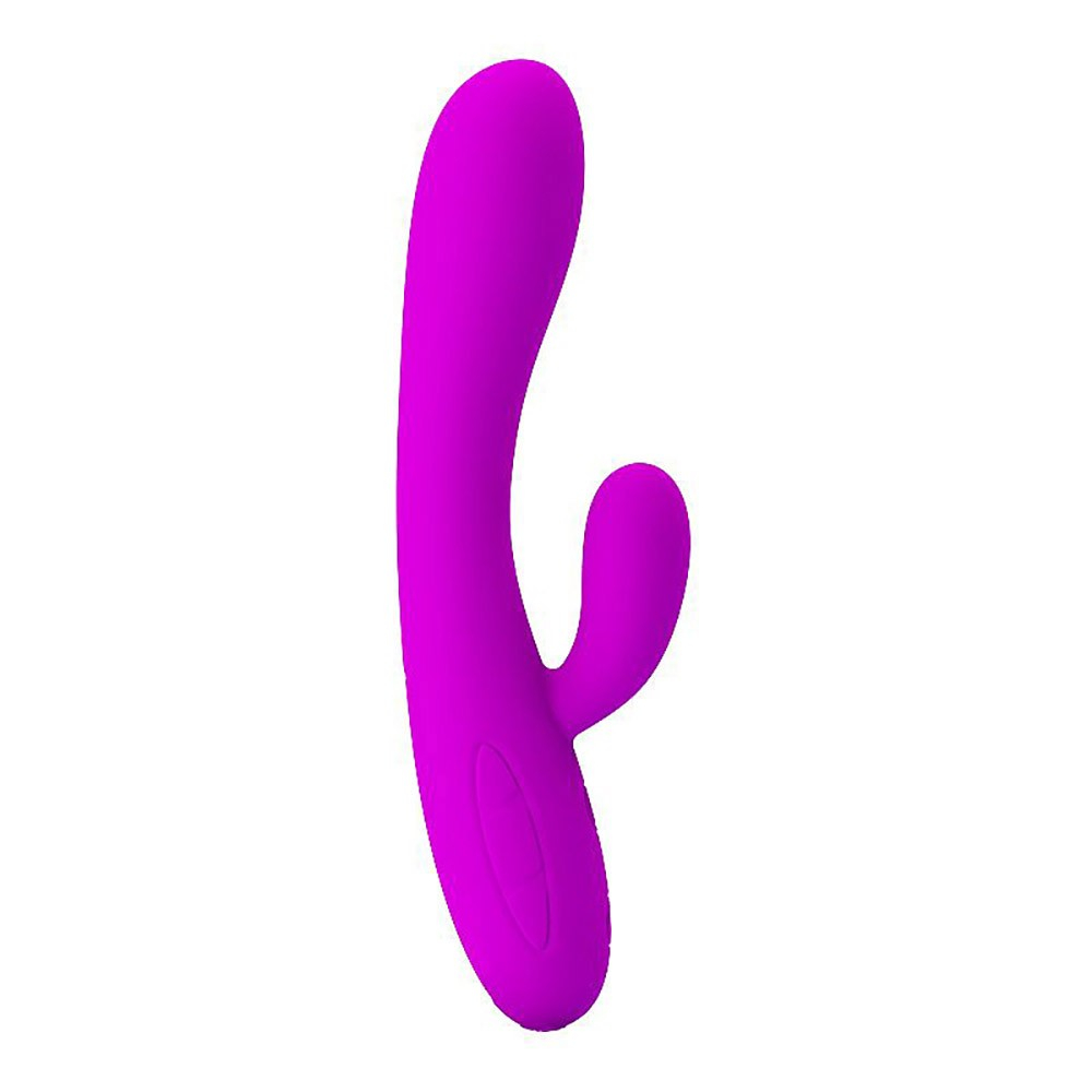Vibrador Duplo Recarreg�vel em Silicone (Toque Aveludado) com 30 Vibra��es Victor Pink | Foto 05