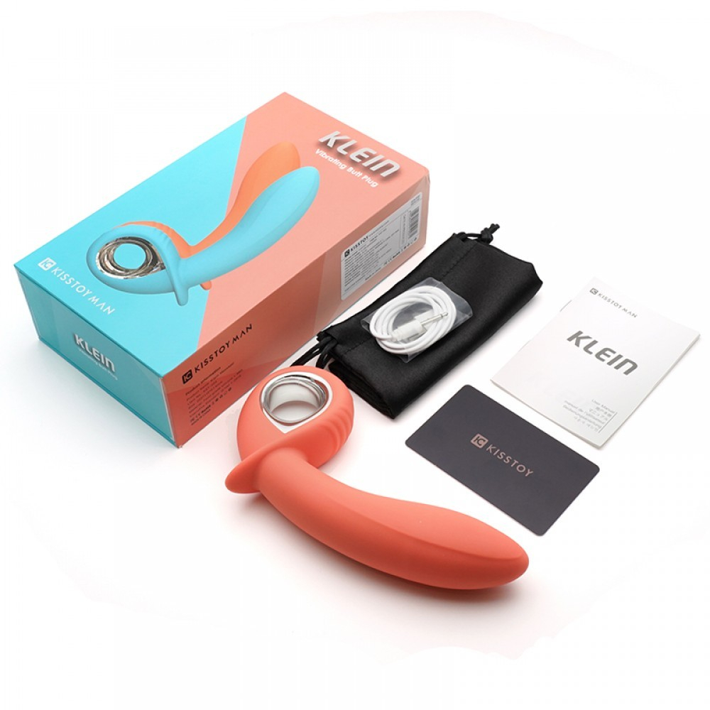 Vibrador Feminino em Silicone Recarreg�vel Multivelocidade e Infl�vel na Ponta Klein Laranja | Foto 05