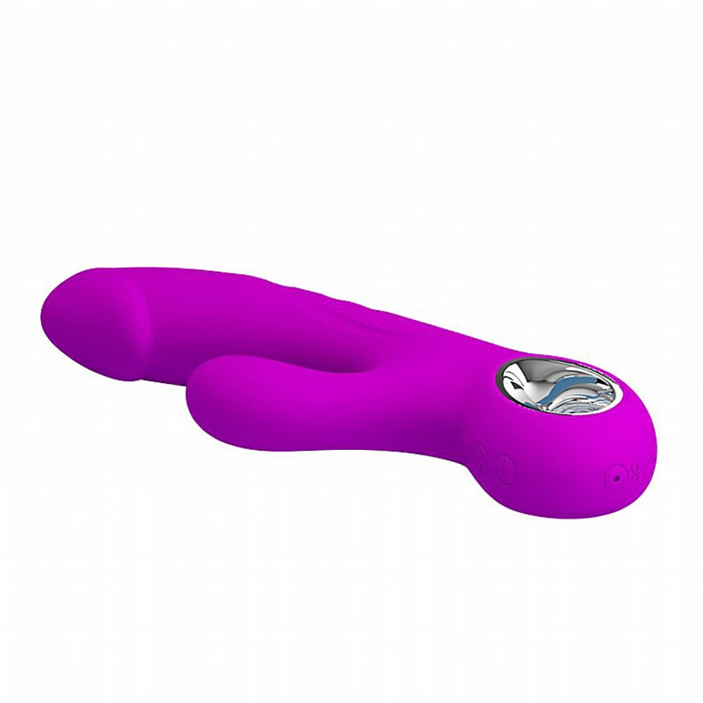 Vibrador Duplo Recarreg�vel em Silicone com 7 Vibra��es e 5 Intensidades Gordon Pink | Foto 04