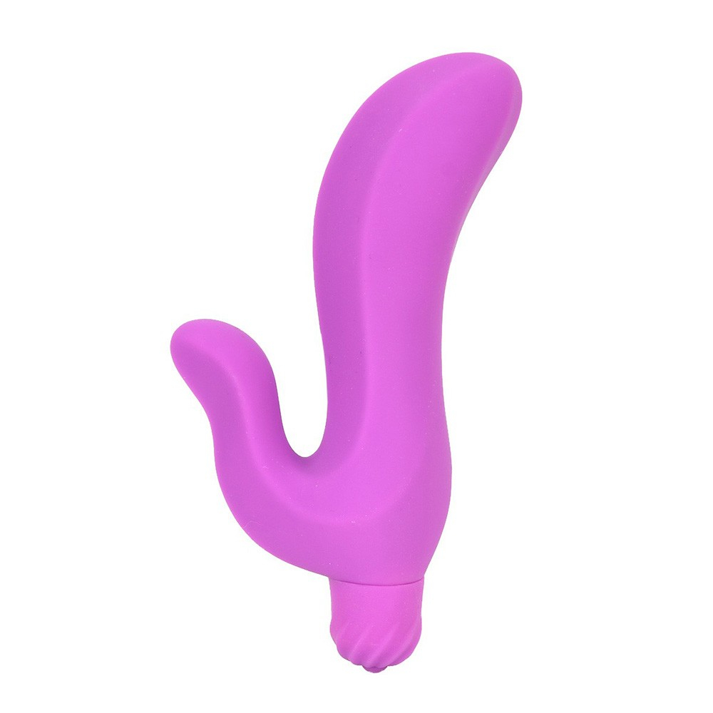 Vibrador Duplo em Silicone com Vibro Pink | Foto 02