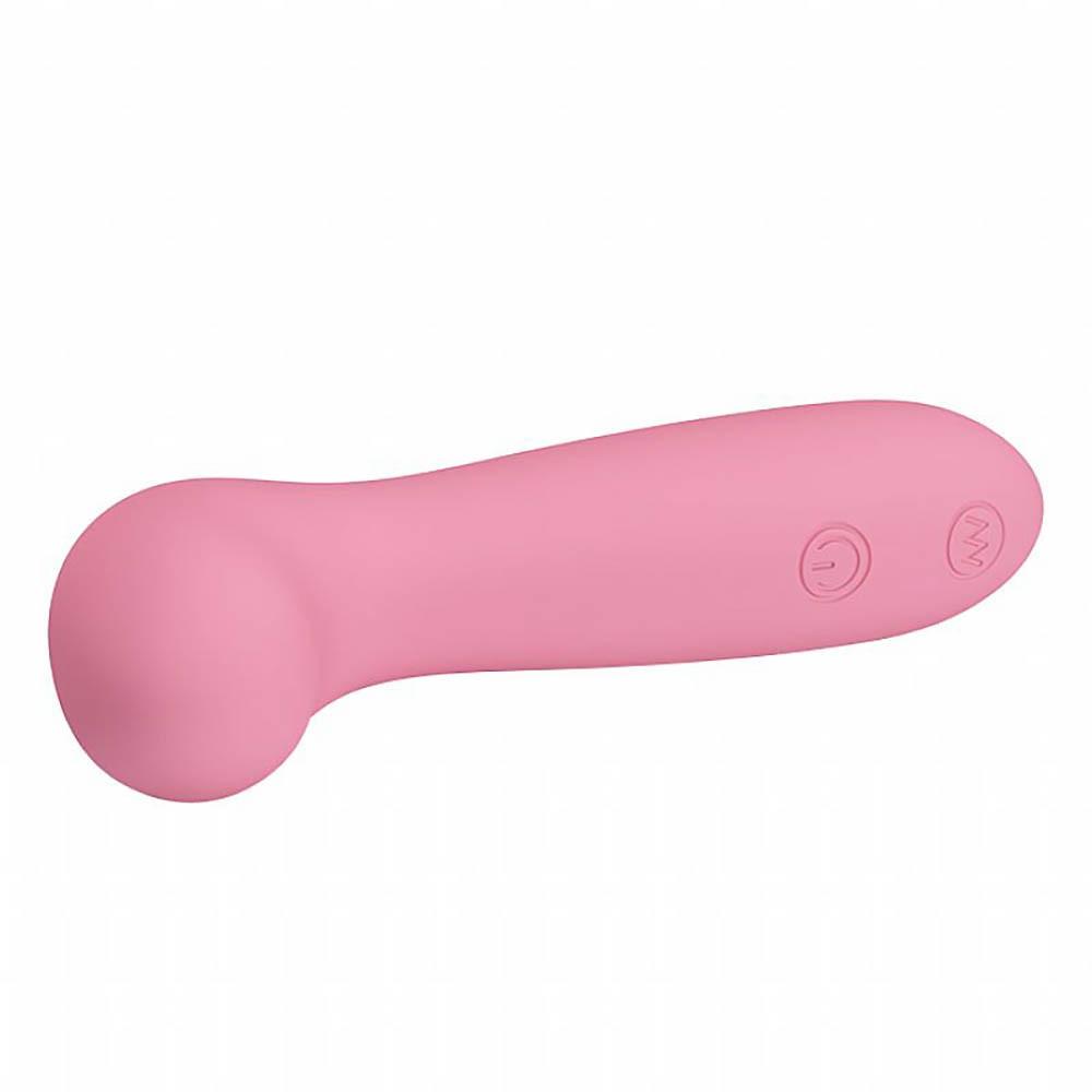 Vibrador Ponto G em Silicone Recarreg�vel Flex�vel com 30 Vibra��es Grace Rosa | Foto 04