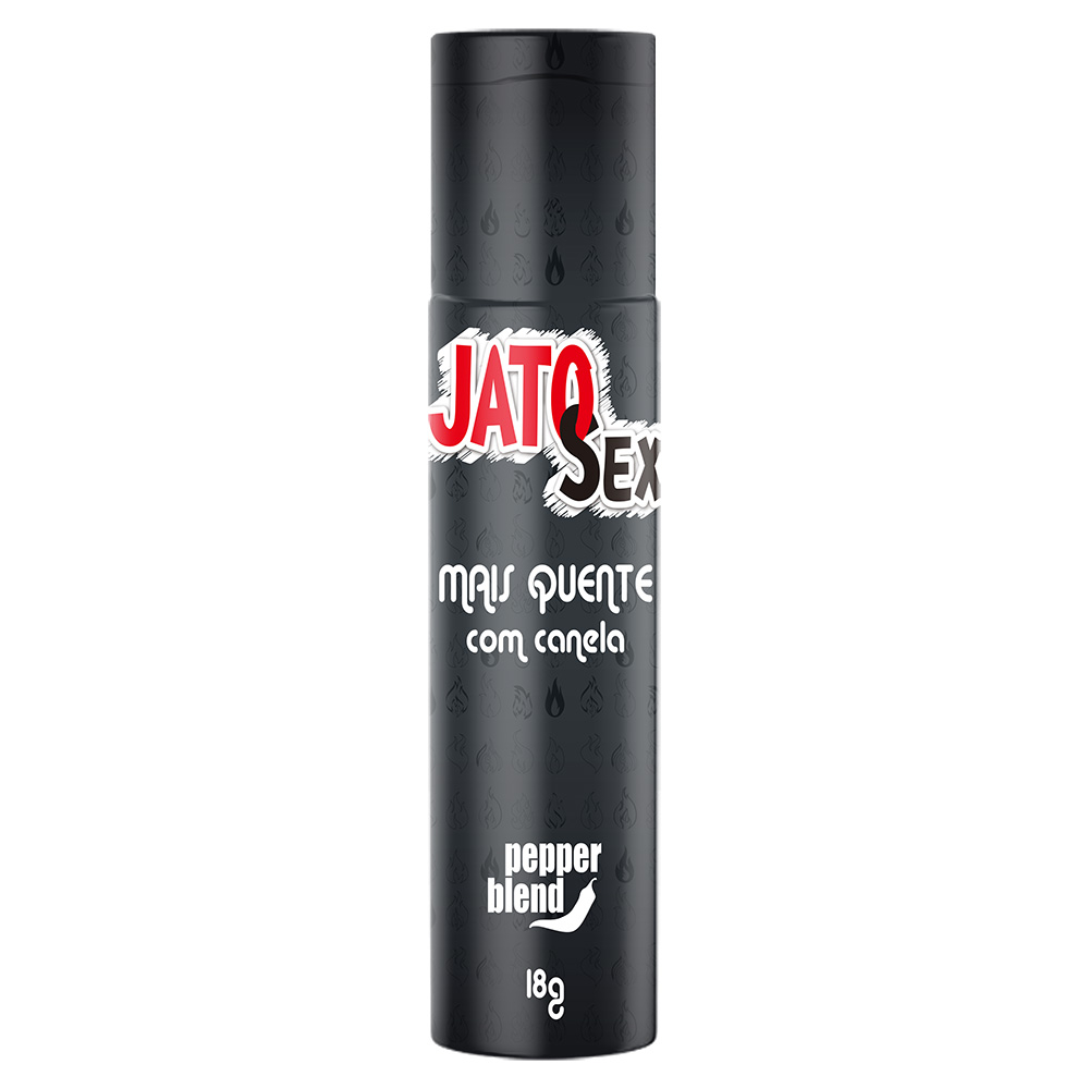 Gel Deslizante Comest�vel Hot Dragon Jato Sex, frente do frasco com r�tulo