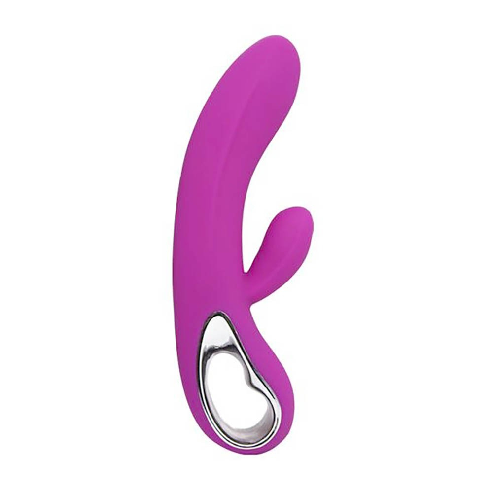 Vibrador Duplo Recarreg�vel em Silicone com 12 Vibra��es Elmer Pink | Foto 05