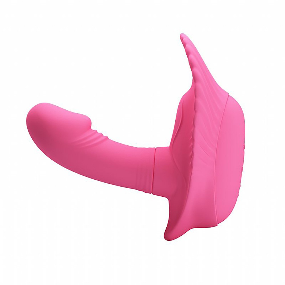 Vibrador para Casal em Silicone 12 Vibra��es Controle por APP Fancy Clamshell Pink | Foto 04