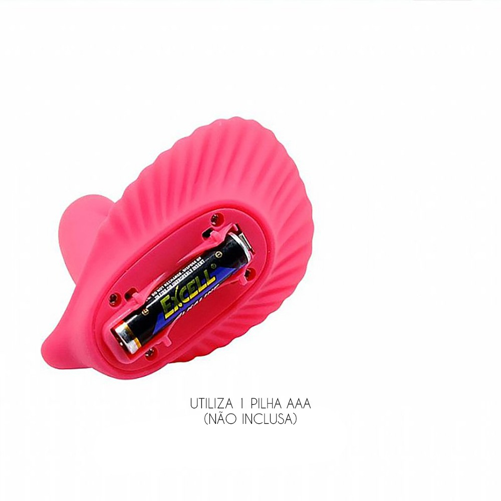 Vibrador para Casal em Silicone 12 Vibra��es Controle por APP Fancy Clamshell Pink | Foto 05