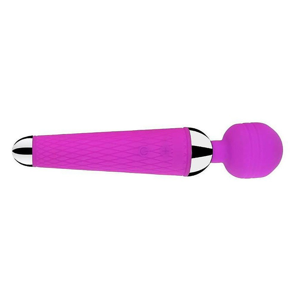 Massageador Er�tico em Silicone Reccarreg�vel 10 Vibra��es Pima Roxo | Foto 04