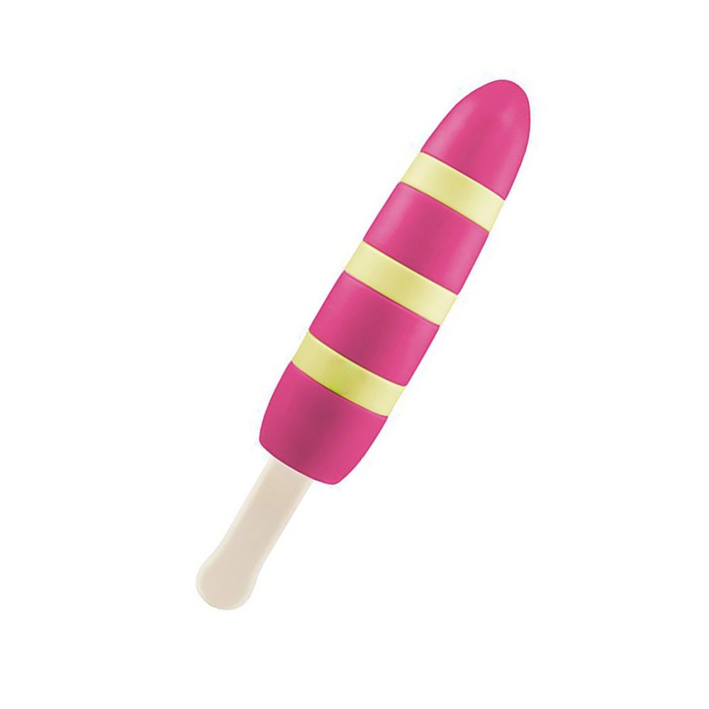 Vibrador Discreto em Silicone Formato de Sorvete Recarreg�vel 10 Modos de Vibra��o Pink | Foto 04