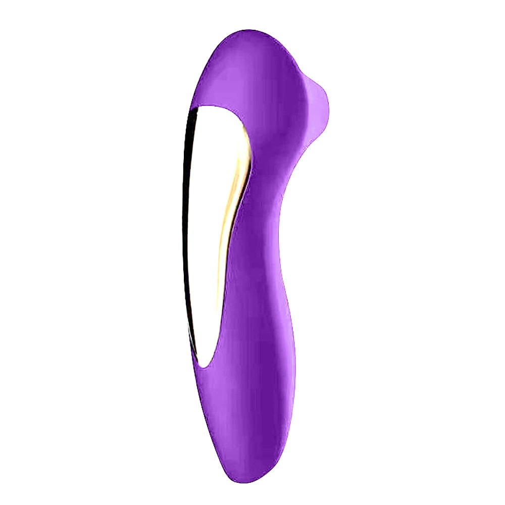 Vibrador para Clit�ris Recarreg�vel em Silicone com 10 Pulsa��es Roxo | Foto 04