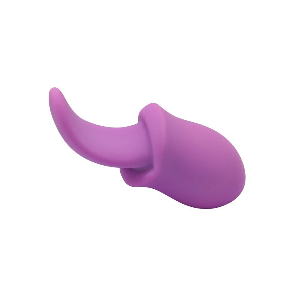 Vibrador para Clit�ris em Silicone Formato de L�ngua Recarreg�vel 10 Modos de Vibra��o Roxo | Foto 04