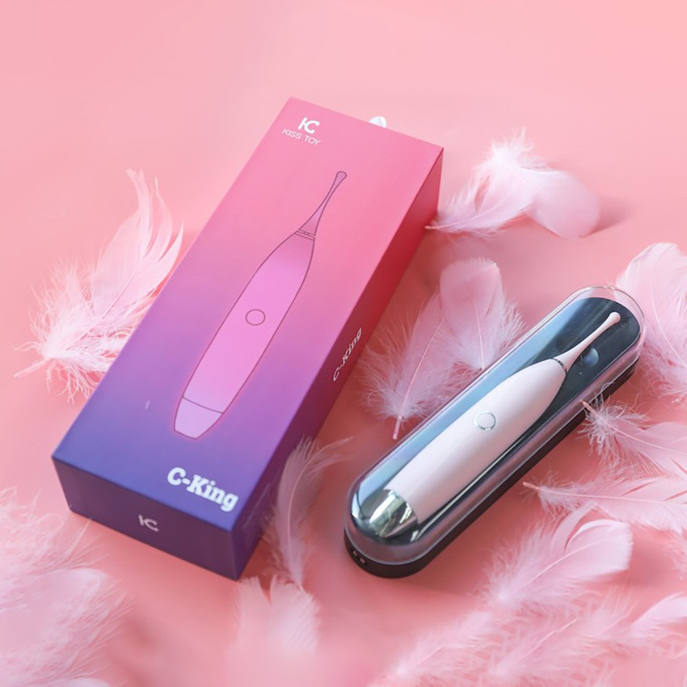 Vibrador Feminino em Silicone Recarreg�vel com 5 Vibra��es C-King Rosa | Foto 05