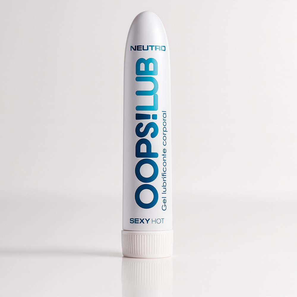 Gel Lubrificante Oops! Lub Neutro - Embalagem do produto em vista frontal.